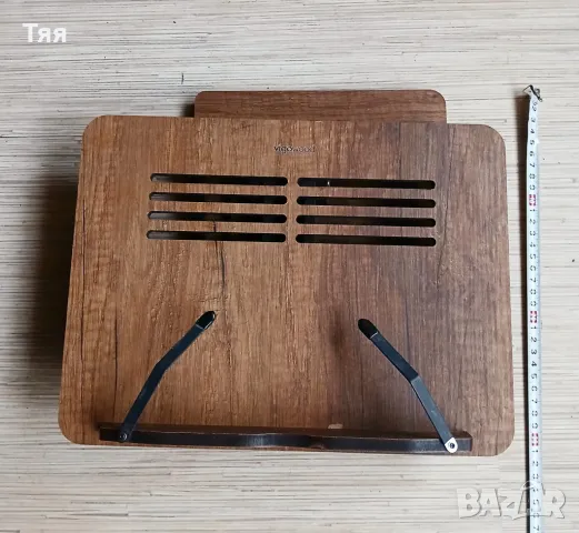 Сгъваема дървена стойка за книги, таблети и др., снимка 6 - Други - 47601993