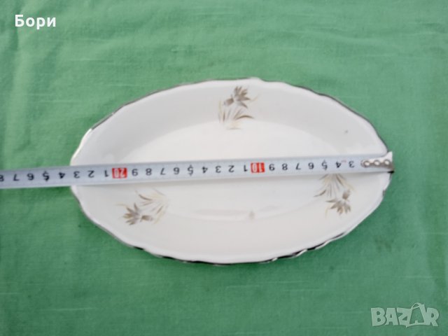 CANDIA порцеланово плато 1960г, снимка 5 - Чинии - 35182567