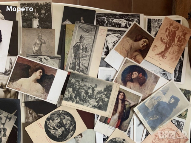 73бр.много стари картички на тема изкуство-Отлично състояние, снимка 3 - Филателия - 51548653