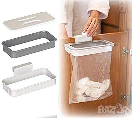 Поставка за найлонов чувал за боклук с капак Attach-A-Trash, снимка 3 - Други стоки за дома - 32843354