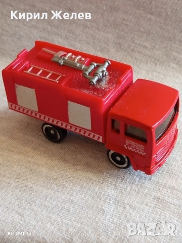 Метална количка ПОЖАРНА много красива за КОЛЕКЦИЯ ДЕКОРАЦИЯ 41270, снимка 5 - Колекции - 53558953