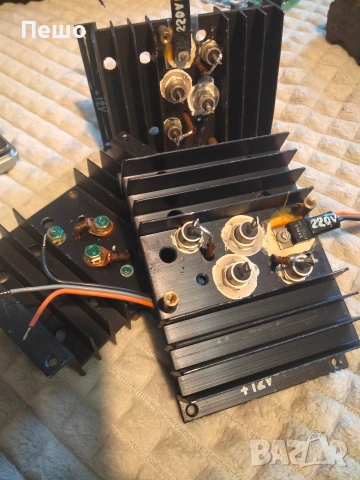 Алуминиев радиатор HS-201 за охлаждане, 25x102x100mm 