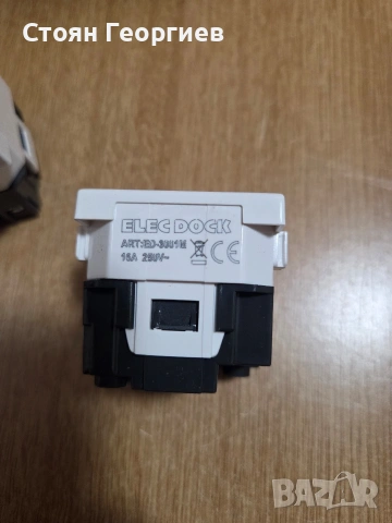 4 броя електрически контакт тип Schuko марка ELEC DOCK (модел ED-3001M)., снимка 3 - Друга електроника - 53483747