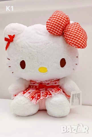 Голяма плюшена играчка Кити 50см, Hello Kitty , снимка 2 - Плюшени играчки - 52377601
