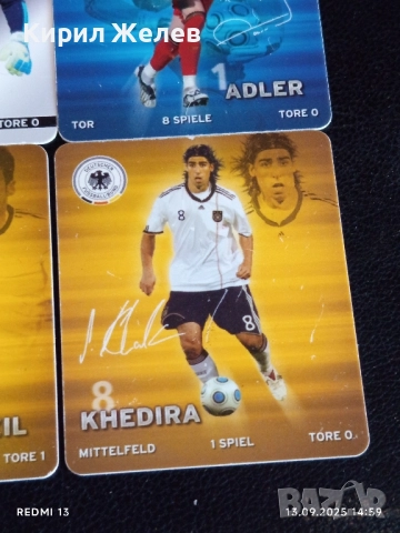 Колекционерски картички на футболисти МЕРТЕЗАКЕР,САМИ КЕДИРА,РЕНЕ АДЛЕР ,НОЙЕР 51016, снимка 7 - Колекции - 51701211