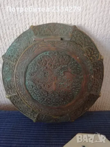 Автентични кутии за бижута. Стари пудриера и огледало. , снимка 4 - Антикварни и старинни предмети - 48275251