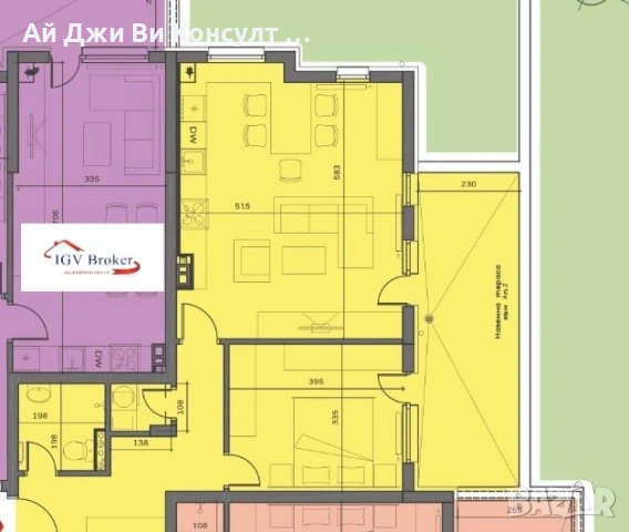 Двустаен апартамент в м-т Гърдова глава, снимка 2 - Апартаменти - 53453827