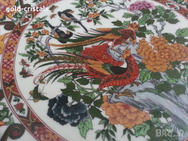 китайска порцеланова чиния ръчна изроботка, снимка 11 - Антикварни и старинни предмети - 26223816