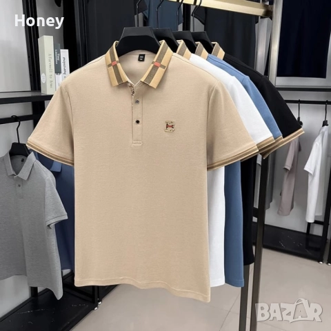 Мъжка тениска с якичка