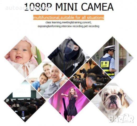 3000052438 Уеб камера SQ11 MINI HD DV, снимка 2 - Аксесоари и консумативи - 33257864
