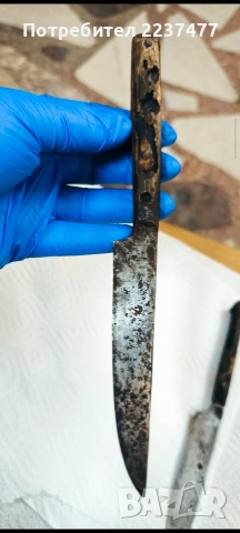 много стар овчарски нож , снимка 5 - Ножове - 53595331