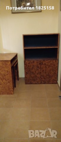 Бюро за компютър + контейнер за РС + масичка + библиотечен шкаф., снимка 5 - Бюра - 31540724