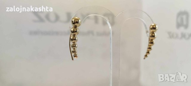 Нови Златни обеци-2,39гр/14кр, снимка 2 - Обеци - 43016521
