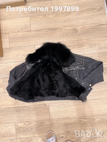 Дамско яке с пух, снимка 5 - Якета - 51972476