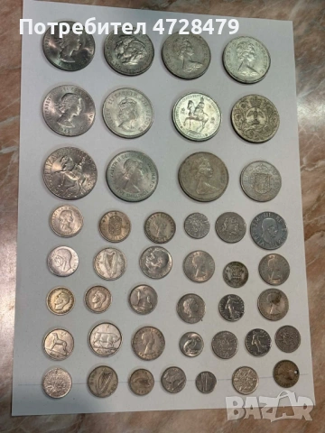 Стари монети от различни страни, снимка 2 - Антикварни и старинни предмети - 53358310