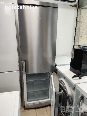 иноксов хладилник с отделен фризер , снимка 5 - Хладилници - 44843441