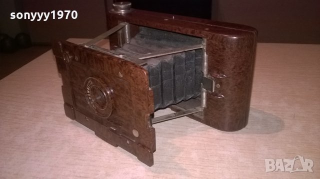 kodak hawkette nr2-бакелитово ретро фото-внос франция, снимка 7 - Фотоапарати - 26772111