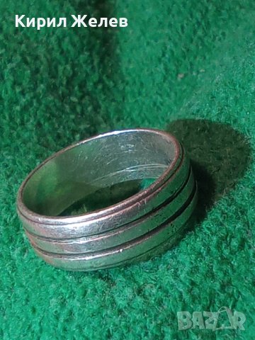 Стар СРЕБЪРЕН СТИЛНО ОРНАМЕНТИРАН ПРЪСТЕН ВИСОКА ПРОБА СРЕБРО Тип ХАЛКА 40117, снимка 3 - Антикварни и старинни предмети - 43226964
