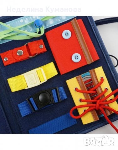 ❌ Busy Bord Монтесори мека книжка  ❌, снимка 4 - Образователни игри - 37918069