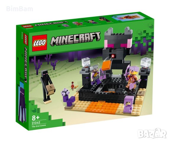 Kонструктор LEGO® Minecraft 21242 - Арената на Края /  252 части
