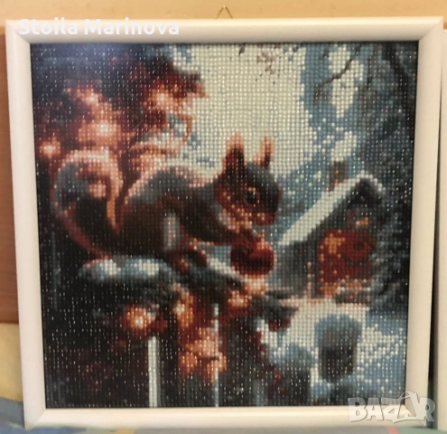 Коледни диамантени гоблени с рамка, снимка 13 - Други - 52321850