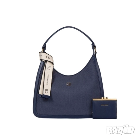 Дамска чанта CHRISBELLA с малко портмоне – Стил и удобство в едно, снимка 8 - Чанти - 52093502