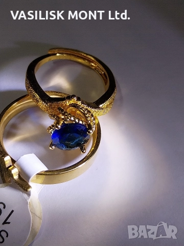 Комплект пръстени медицинска стомана, снимка 2 - Пръстени - 52794617