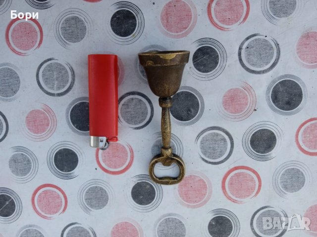 Звънче/отварачка месинг, снимка 4 - Други ценни предмети - 39830528
