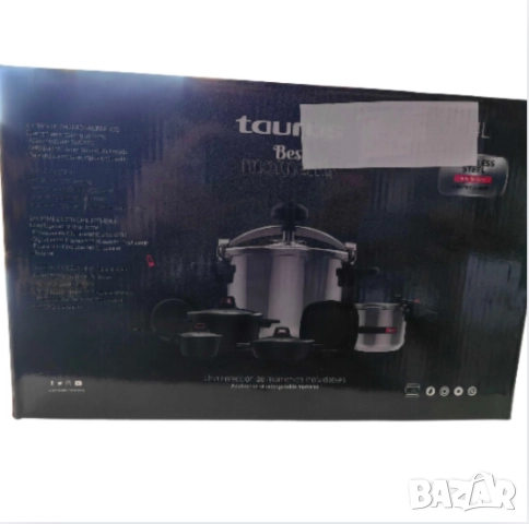 Тенджера под налягане Taurus Classic Moments 4L, снимка 8 - Съдове за готвене - 52000031