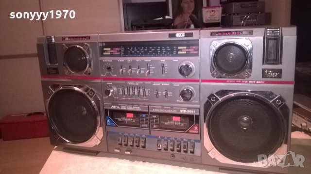 THE BIG ONE ics str-5091-ГОЛЯМ РАДИОКАСЕТОФОН, снимка 4 - Радиокасетофони, транзистори - 26742675