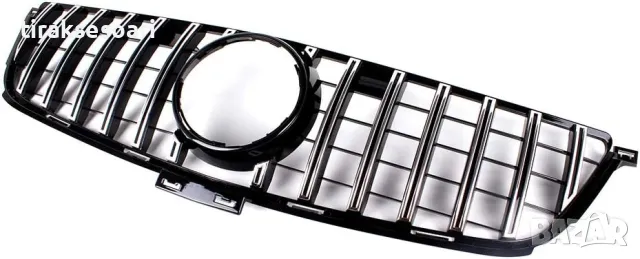  Хромирана Предна решетка за Mercedes W166 ML300 ML320 ML350 ML400, снимка 2 - Аксесоари и консумативи - 48305346