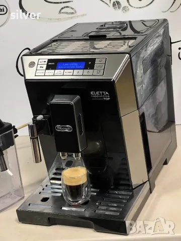 Кафемашина кафе автомат delonghı ELETTA cappuccino Top с гаранция, снимка 7 - Кафемашини - 49656845