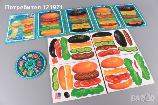 Магнитна игра Направи хамбургер, снимка 5 - Игри и пъзели - 32872328