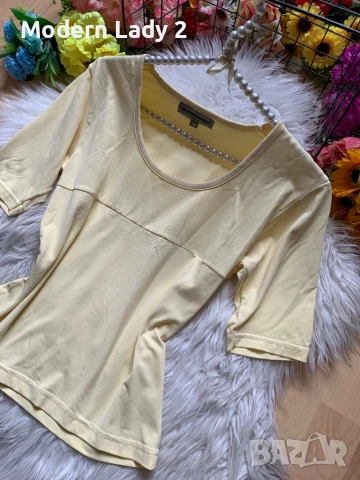 Жълта тениска, снимка 2 - Тениски - 50899350