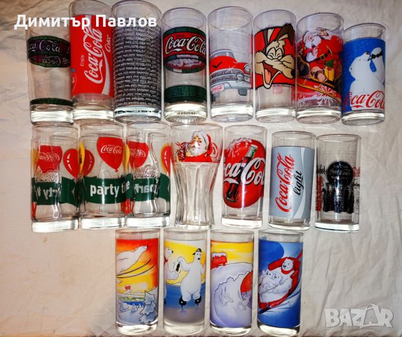 РЕДКИ Кока Кола чаши ЗА КОЛЕКЦИОНЕРИ (coca cola), снимка 1 - Чаши - 29779925