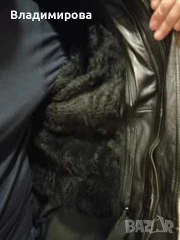 Мъжки балтон/яке р-р XXL от естествена кожа, снимка 2 - Палта - 48422734