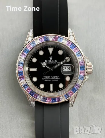 Rolex Yacht-Master 40mm "Rainbow" Rose Gold Automatic Дамски Различни Варианти, снимка 13 - Дамски - 48182767