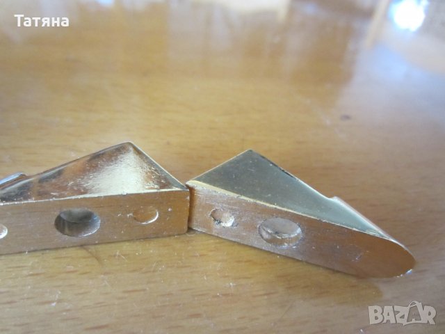 носачи за рафтове;  рингове-  месинг, снимка 5 - Етажерки - 28892038