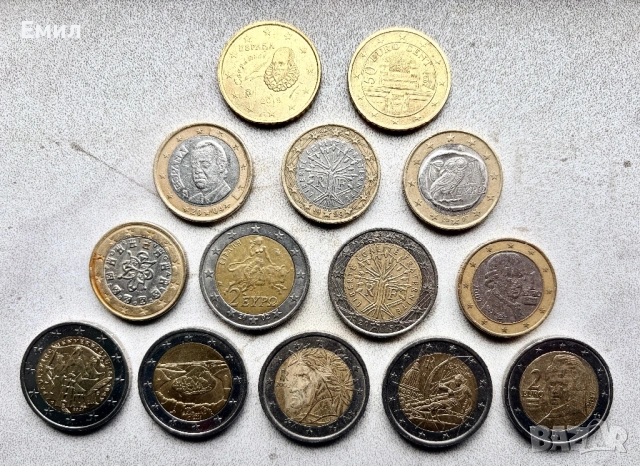 Два лота редки колекционерски евро монети., снимка 3 - Нумизматика и бонистика - 53038611