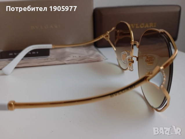 BVLGARI Diva Dream Fan BV6181B – Оригинални дамски слънчеви очила, нови, снимка 9 - Слънчеви и диоптрични очила - 52533588