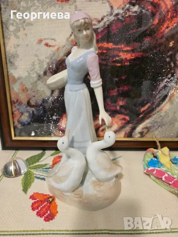 Красива порцеланова фигура, снимка 2 - Декорация за дома - 50201292