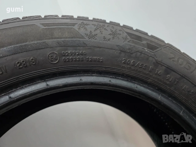 2бр зимни гуми 205/55/16 BARUM L04983 , снимка 4 - Гуми и джанти - 53530430