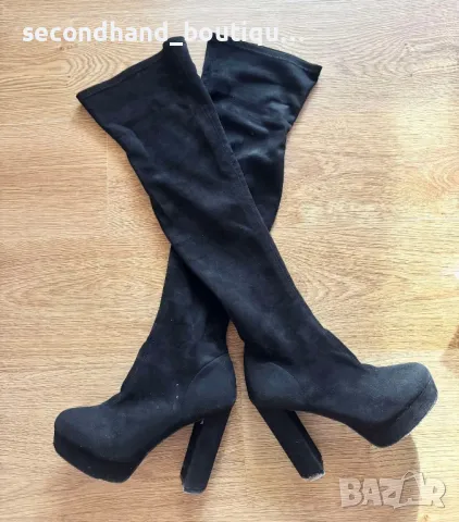 Високи велурени ботуши! , снимка 1