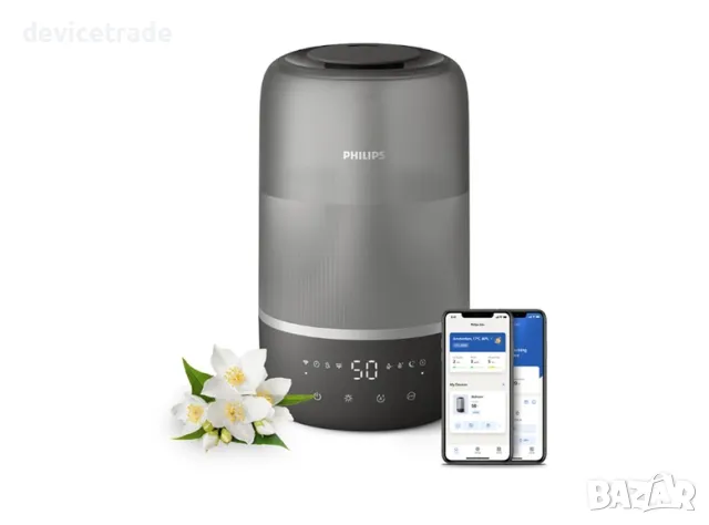 Овлажнител за въздух Philips серия 1000 HU1510/04, С ултразвукова технология, снимка 1