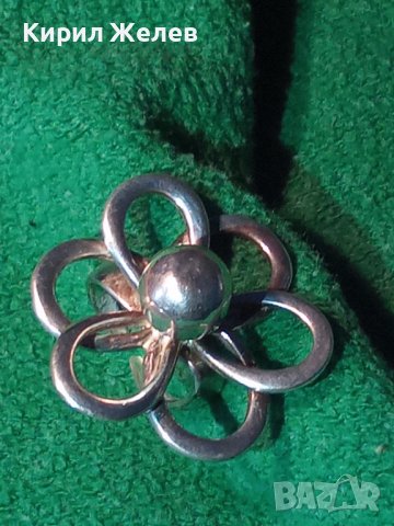 ПРЕКРАСЕН СРЕБЪРЕН ВИНТИДЖ АРТ ПРЪСТЕН ЦВЕТЕ СРЕБРО 925 РЕГУЛИРУЕМ МОДЕЛ АЖУРНА РЪЧНАизработка 40614, снимка 18 - Пръстени - 42614146