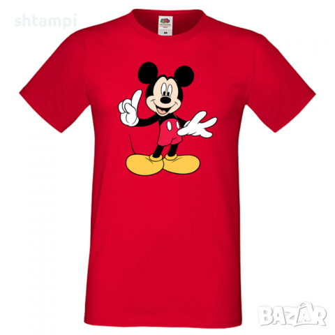 Мъжка тениска Mickey Mouse 9 Подарък,Изненада,Рожден ден, снимка 9 - Тениски - 36576534