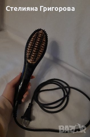 НОВА електрическа четка за изправяне на коса AEG, снимка 4 - Аксесоари за коса - 43259449