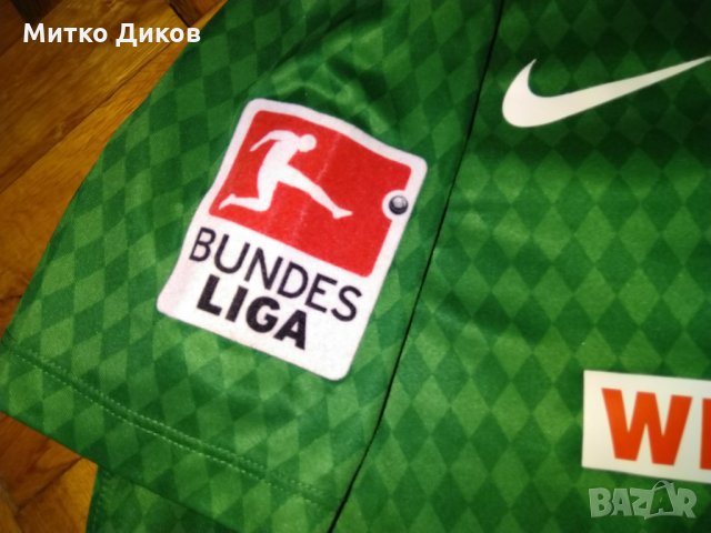 Вердер Бремен  2013-14г домакини тениска маркова на Найк №14 Аарон Хънт юноши 13-14г, снимка 5 - Футбол - 26374977