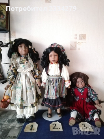 Порцеланови кукли от Англия и Германияразмери: високи 75,85см., снимка 8 - Колекции - 46218903