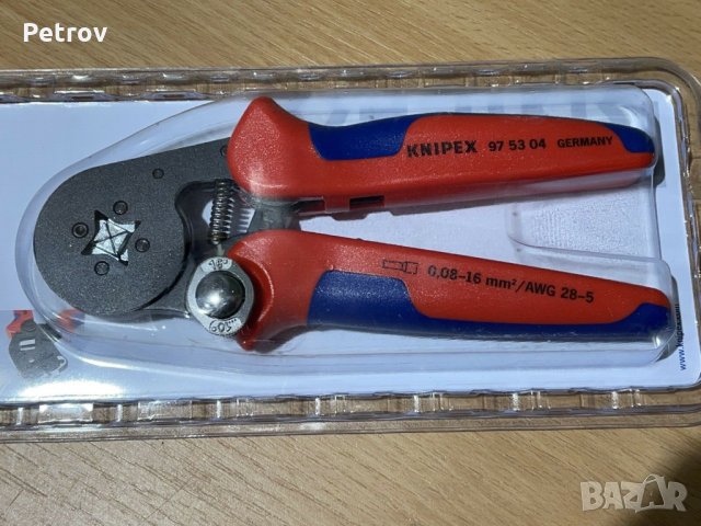 KNIPEX 97 53 04 - PROFI Кримпклещи 0,08 - 16 mm² !!! ЧИСТО НОВИ !!! Made in Germany !!!, снимка 4 - Клещи - 35144235